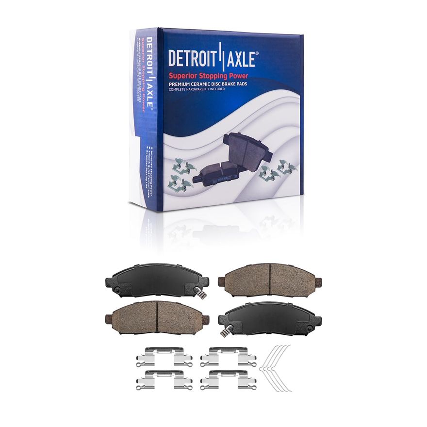 Rear Ceramic Brake Pad - P-1101 x2