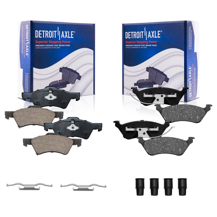 Main Image - Front & Rear Ceramic Brake Pads