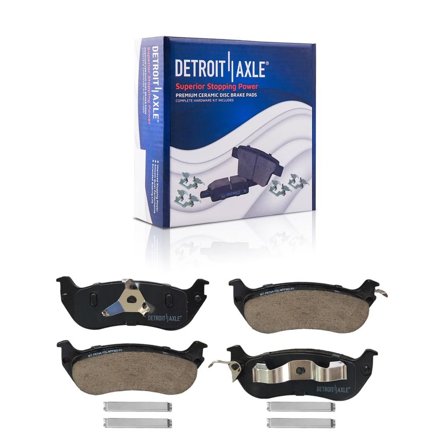 Rear Ceramic Brake Pad - P-674A x2