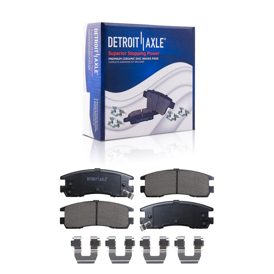 Rear Ceramic Brake Pad - P-698 x2