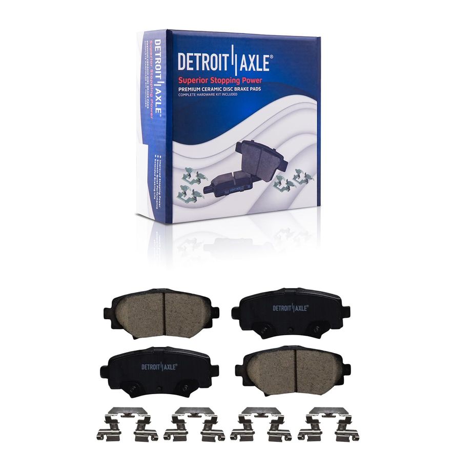 Rear Ceramic Brake Pad - P-1729 x2