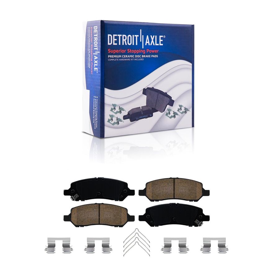 Rear Ceramic Brake Pad - P-1647 x2