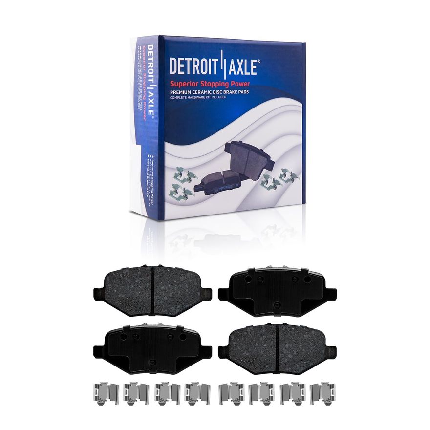 Rear Ceramic Brake Pad - P-1612 x2