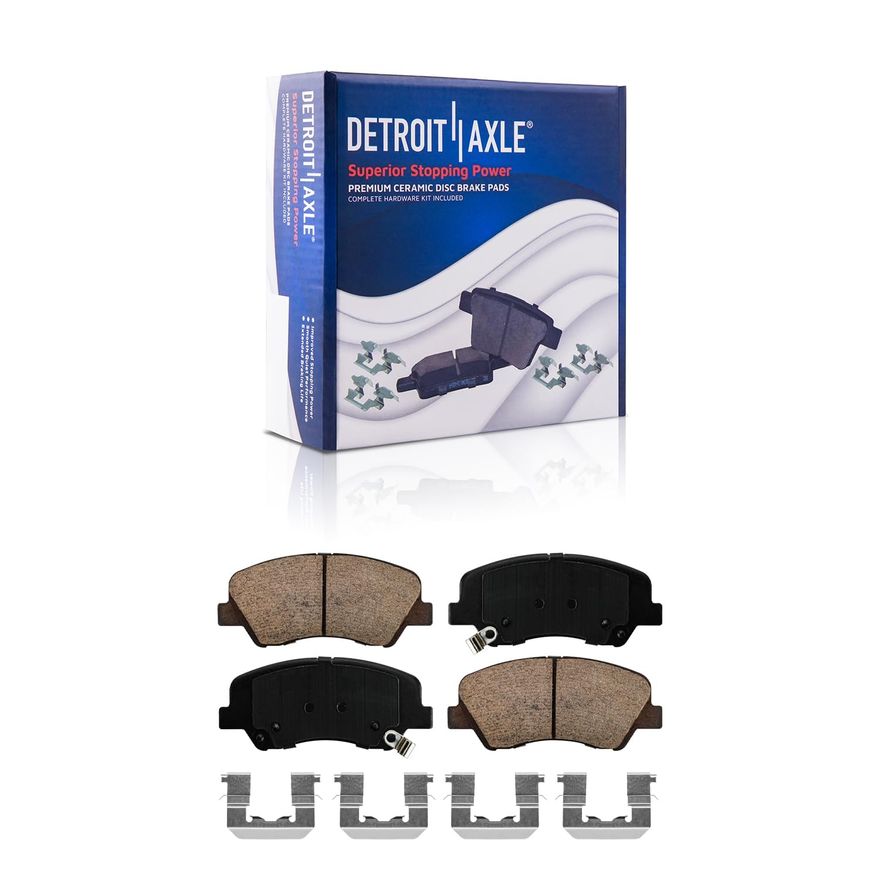 Front Ceramic Brake Pad - P-1593 x2