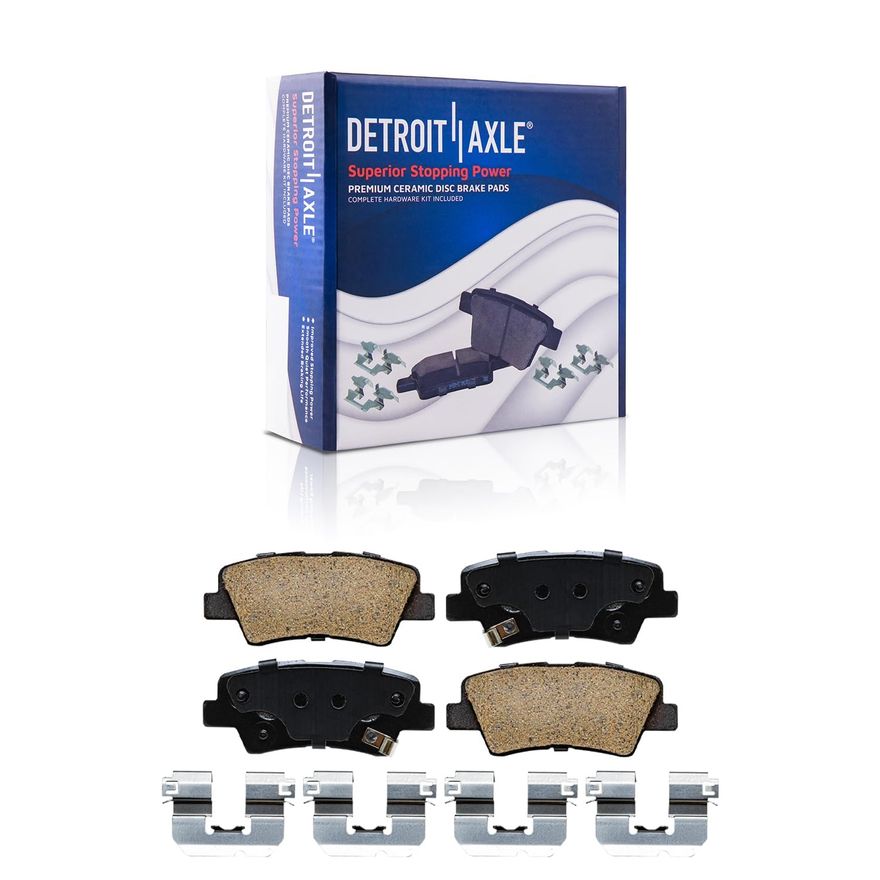 Rear Ceramic Brake Pad - P-1848 x2