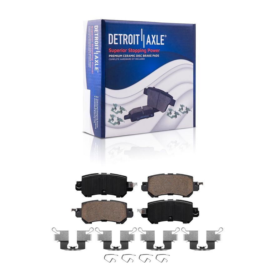 Rear Ceramic Brake Pad - P-1624 x2