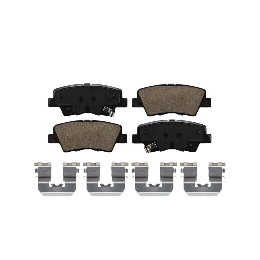 Rear Ceramic Brake Pad - P-1445 x2