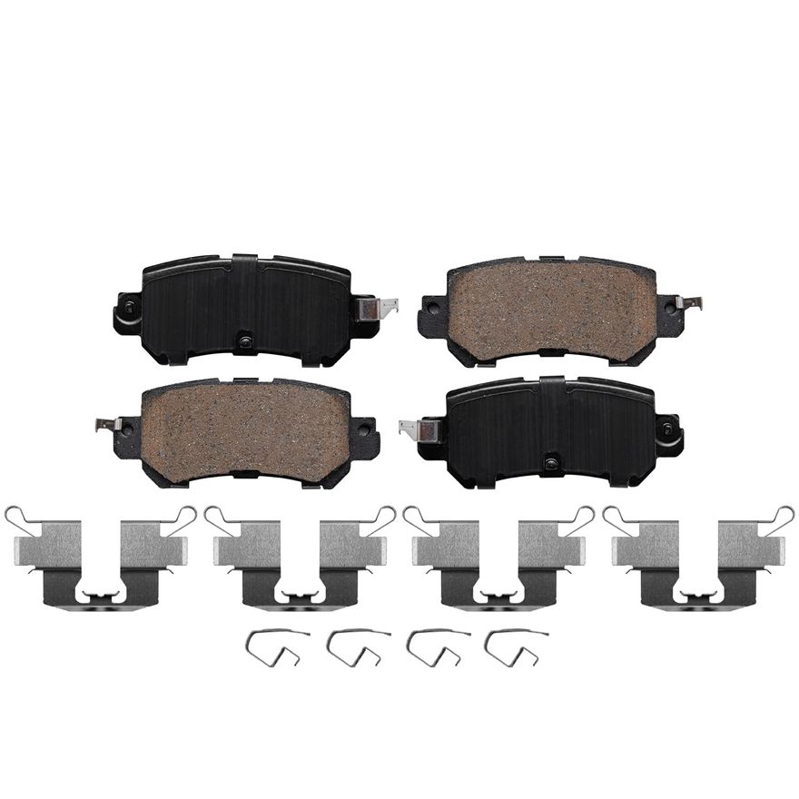 Rear Ceramic Brake Pads - P-1624 x2