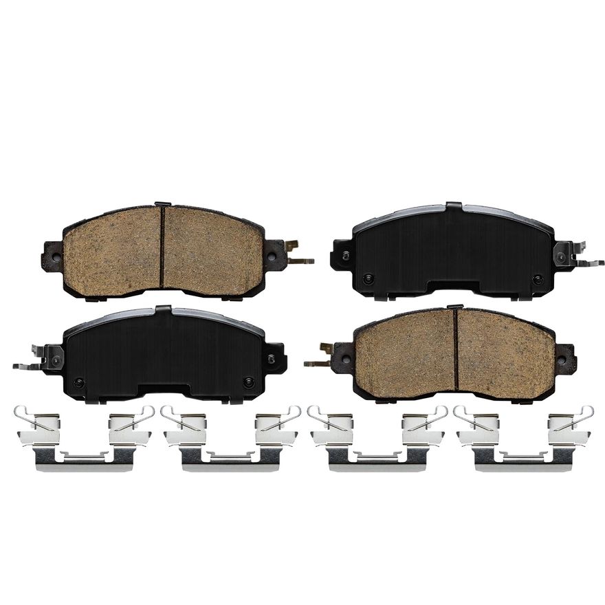 YXPCARS Ceramic Disc Brake Pads For 2013-2022 Nissan Altima - Front & Rear 8-Piece Set