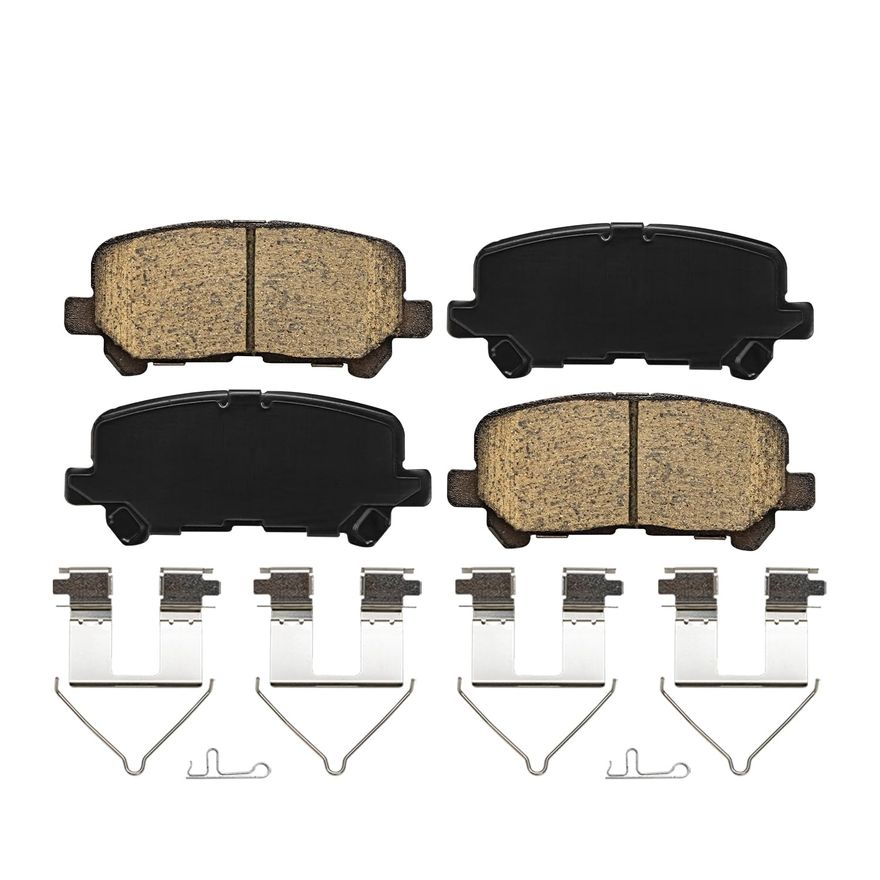 Rear Ceramic Brake Pads - P-1724 x2