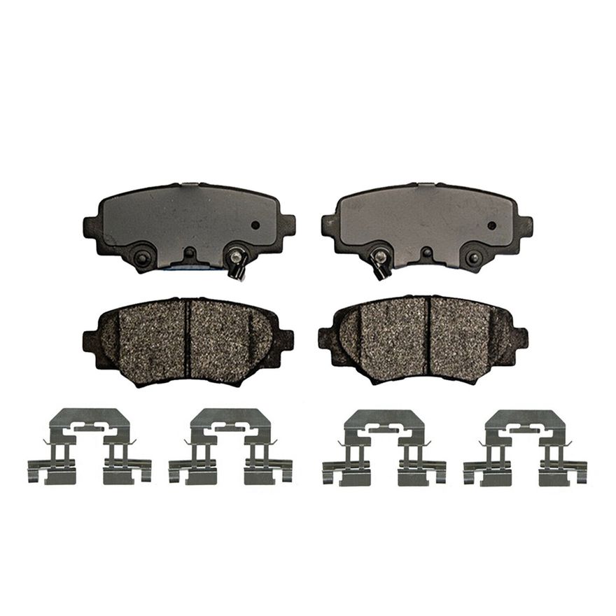 Rear Ceramic Brake Pad - P-1729 x2