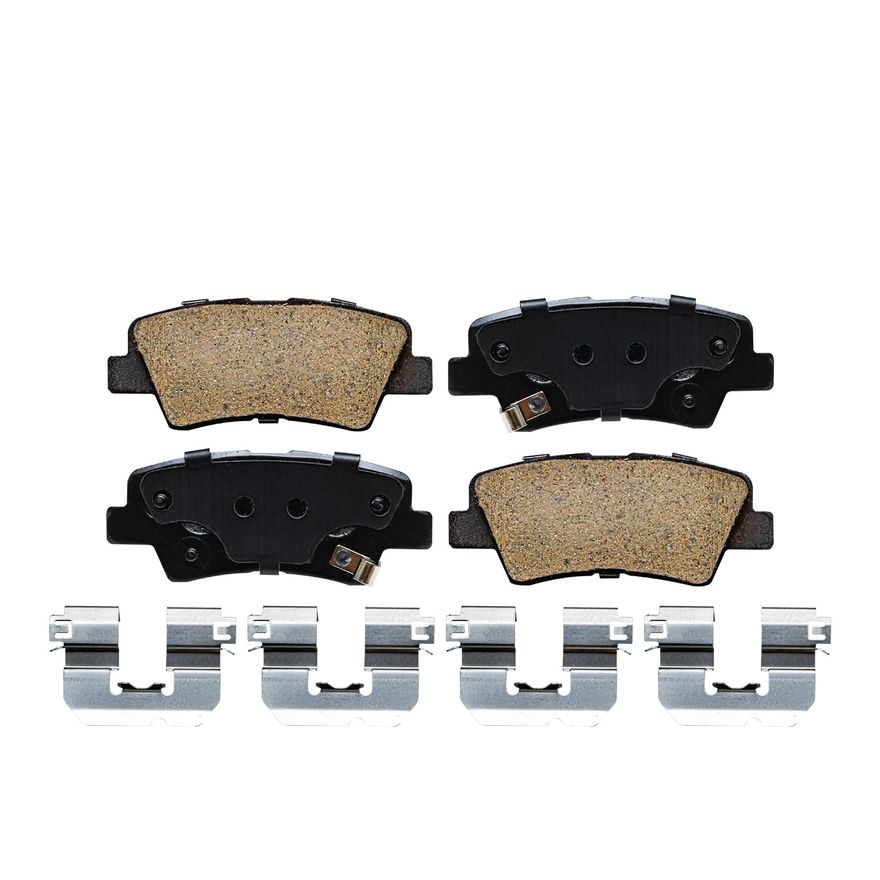 Rear Ceramic Brake Pads - P-1848 x2