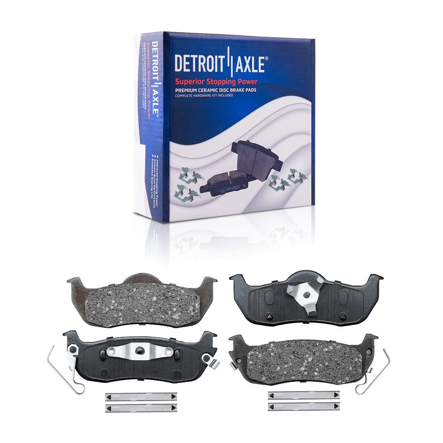 2006 Nissan Armada Rear Ceramic Brake Pads