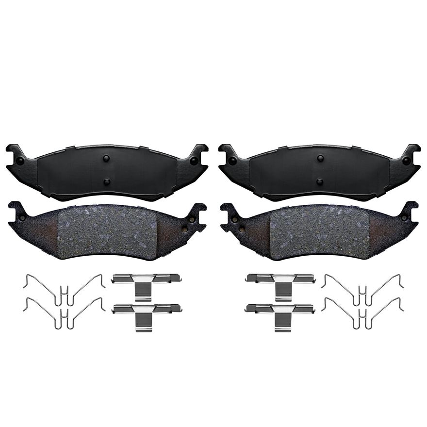 Rear Ceramic Brake Pads - P-1046 x2