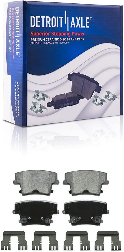 Rear Ceramic Brake Pads - P-1057A x2