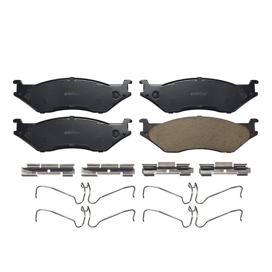2012 Ford F-550 Super Duty Rear Ceramic Brake Pads