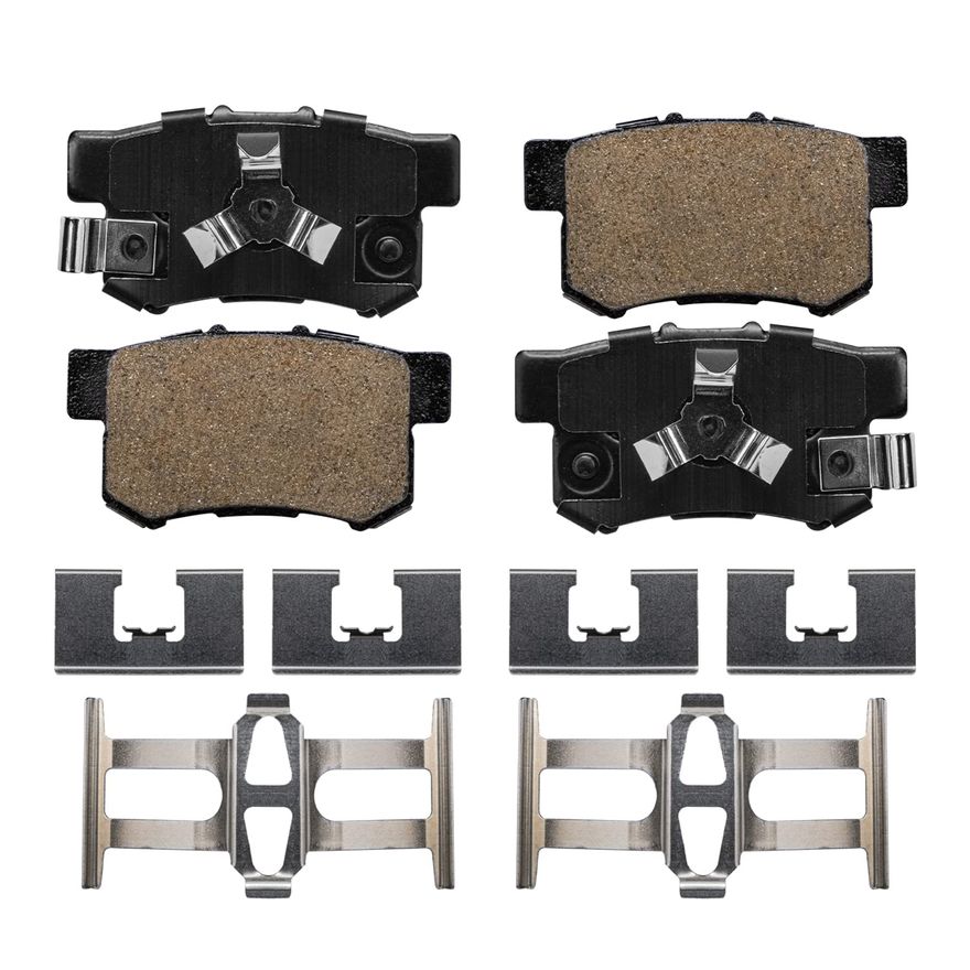 Rear Ceramic Brake Pad - P-1086 x2