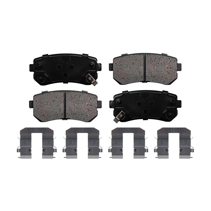 Rear Ceramic Brake Pads - P-1157 x2