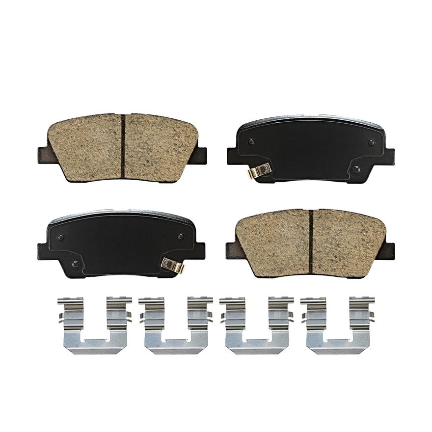 Rear Ceramic Brake Pads - P-1284 x2