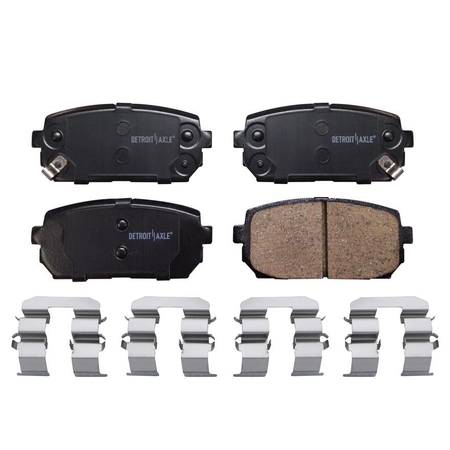 Rear Ceramic Brake Pad - P-1296 x2