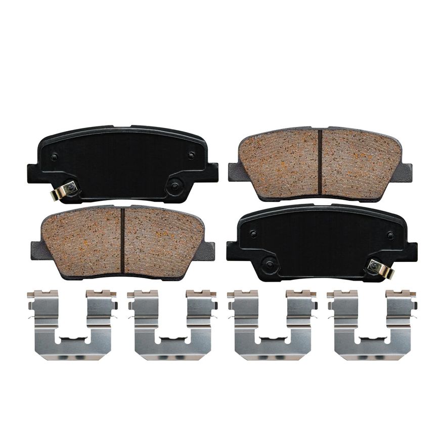 Rear Ceramic Brake Pad - P-1387 x2