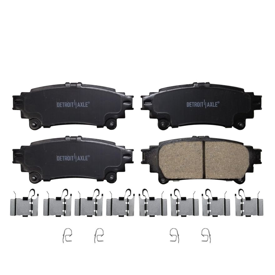 Rear Ceramic Brake Pad - P-1391 x2