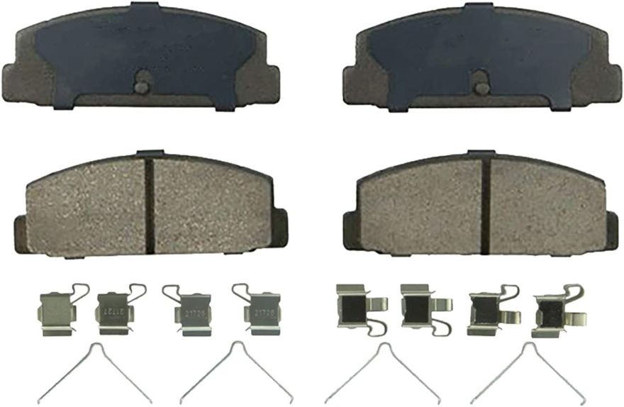 Rear Ceramic Brake Pads - P-332 x2