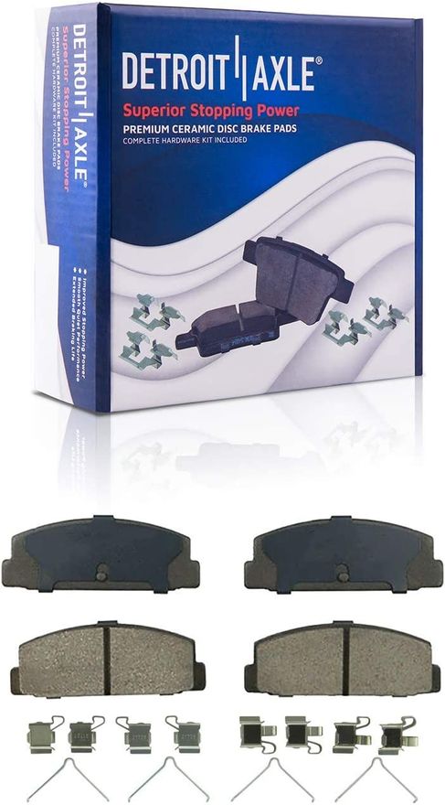 Rear Ceramic Brake Pads - P-332 x2