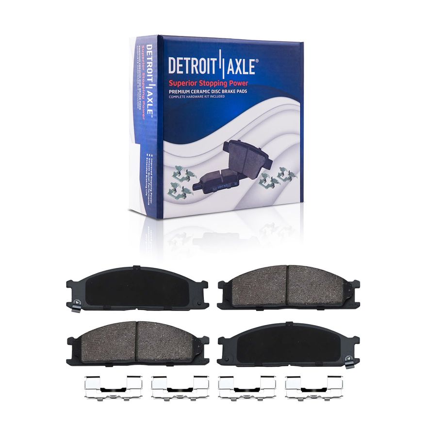 thumbnail image 2 of Evan-Fischer Front Ceramic Brake Pad Set For Dodge Ram 50 / Raider & Mitsubishi Montero (1986-1993) 2 of 3