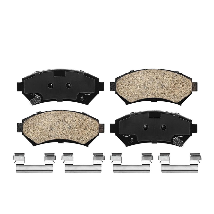 thumbnail image 2 of HENZIKON Front & Rear Ceramic Brake Pads For Buick Chevy Olds | Regal, Impala, Grand Prix, Montana 2 of 6