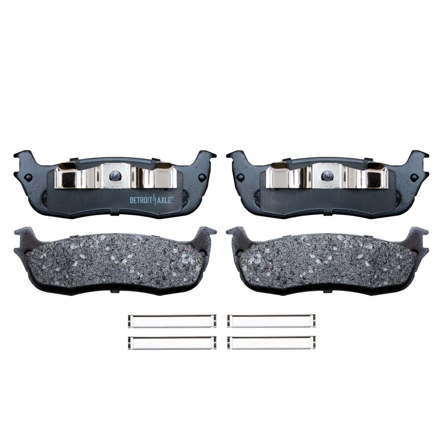 YXPCARS Ceramic Brake Pad Set For 1997-2003 Ford F-150 – Front & Rear, 8 Pads, Dust Free