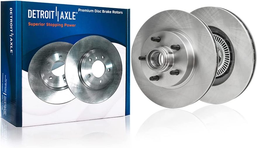 Front Disc Brake Rotors - R-54029 x2