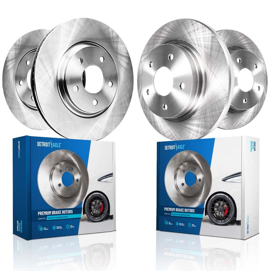 Main Image - Front & Rear Disc Brake Rotors