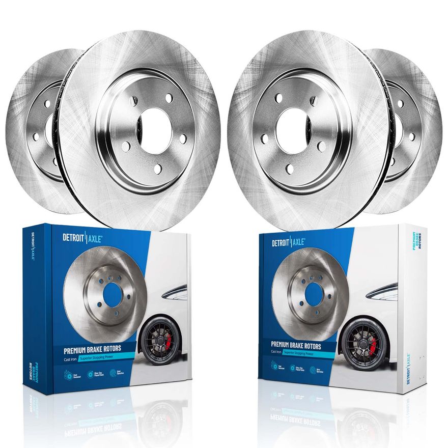 Main Image - Front & Rear Disc Brake Rotors