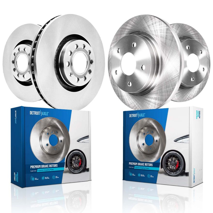 Main Image - Front & Rear Disc Brake Rotors