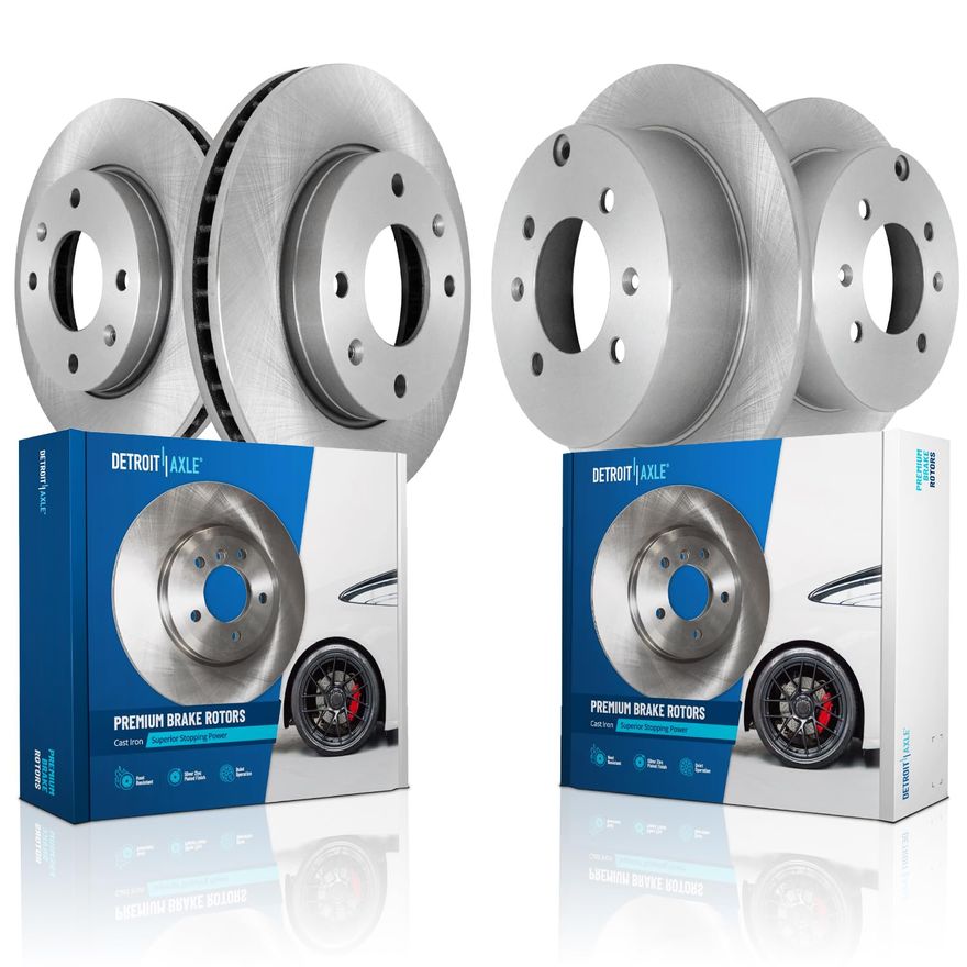 Main Image - Front & Rear Disc Brake Rotors