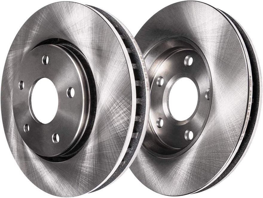 Front Disc Brake Rotors - R-54143 x2