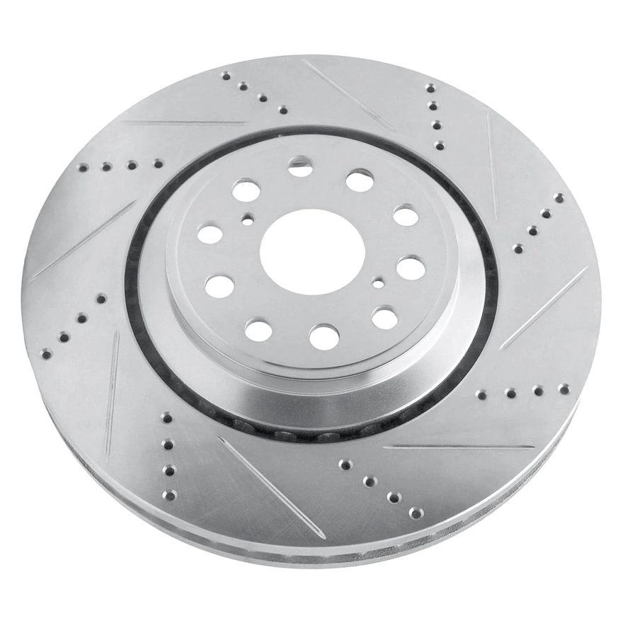 Front Drilled Brake Rotor - S-31466 / S-31467
