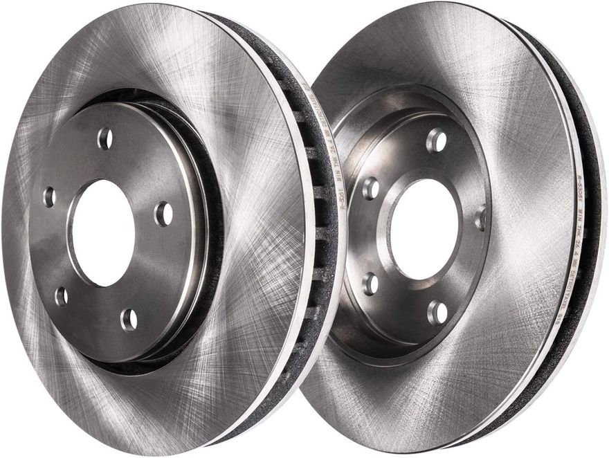 Front Disc Brake Rotors - R-34173 x2