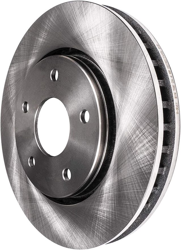 Rear Disc Brake Rotors - R-34198 x2