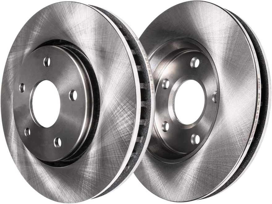 Front Disc Brake Rotors - R-31295 x2