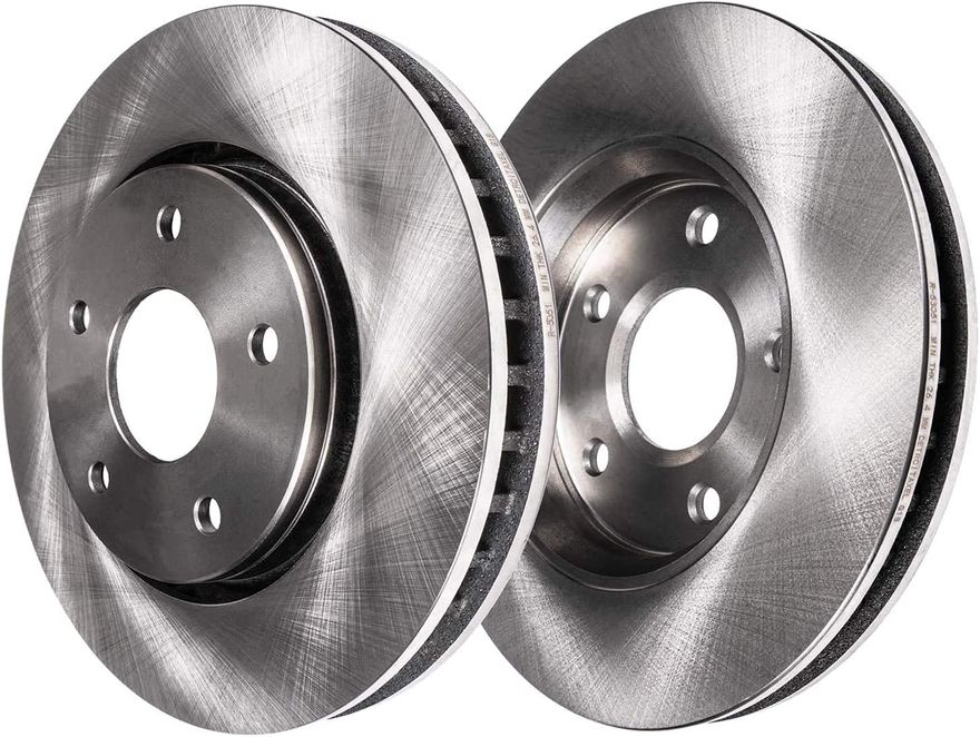 Front Disc Brake Rotors - R-31347 x2