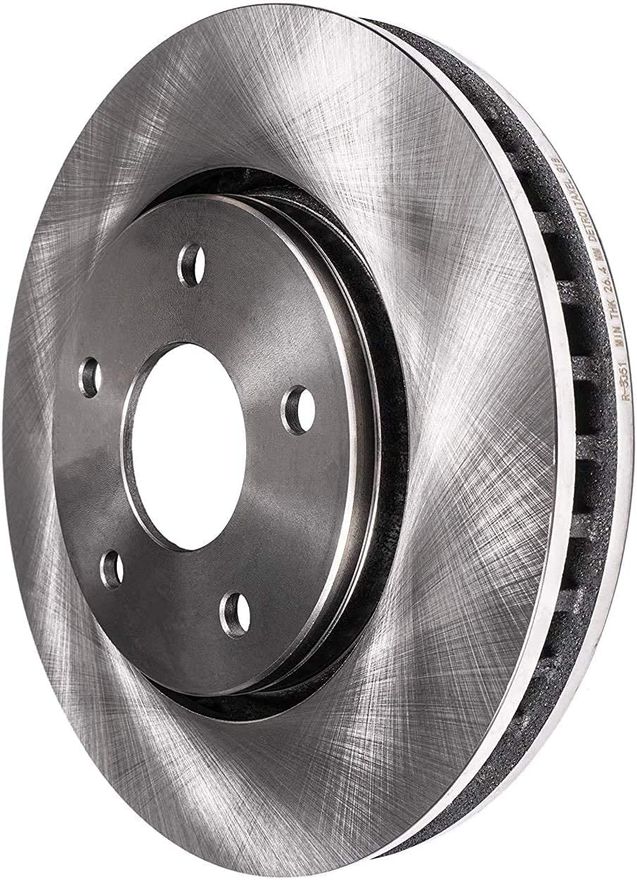 Front Disc Brake Rotors - R-31347 x2