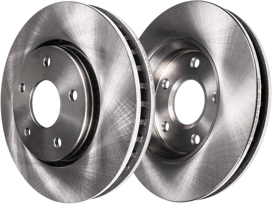 Front Disc Brake Rotors - R-31518 x2