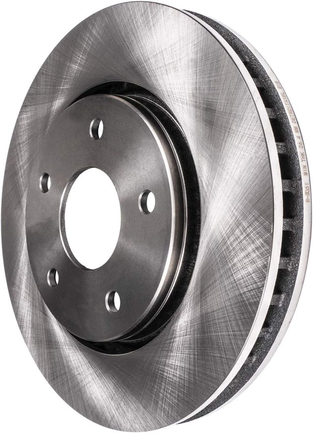 Front Disc Brake Rotors - R-31518 x2