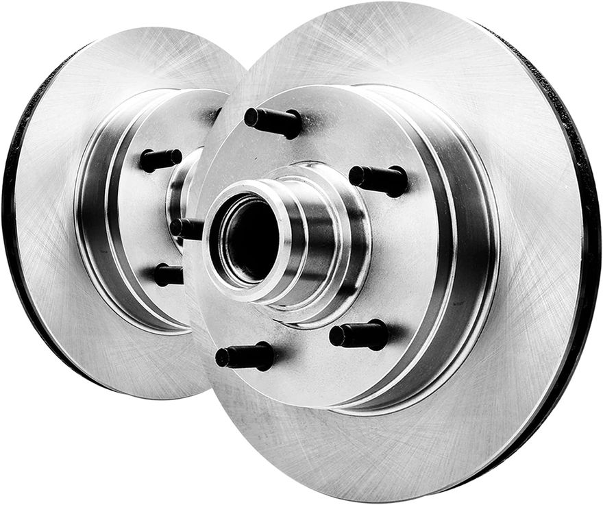 Front Disc Brake Rotors - R-54013 x2