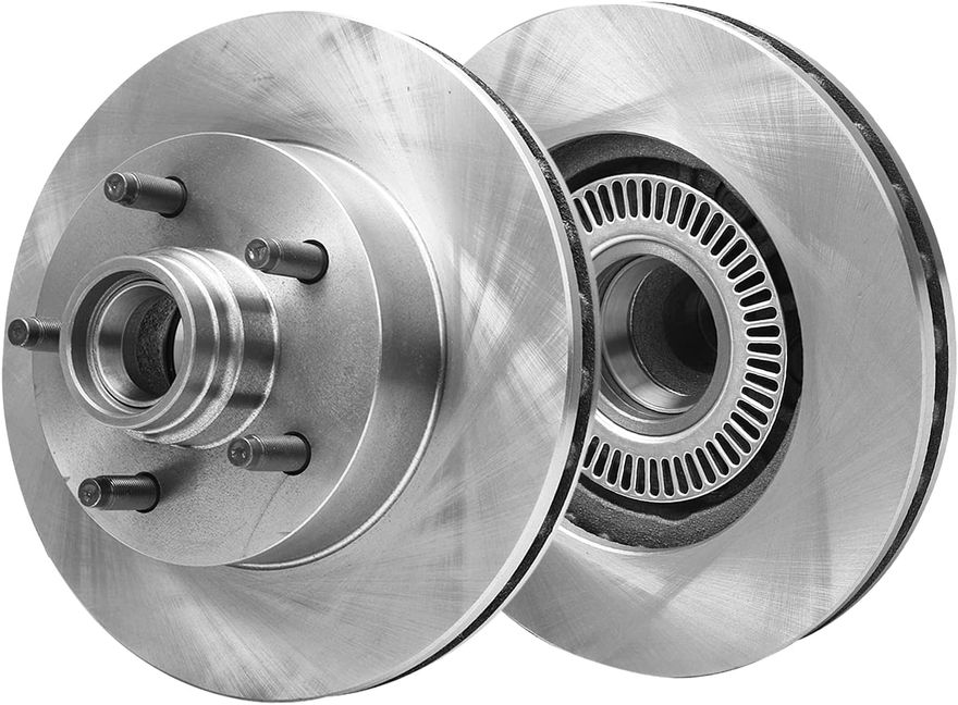 Front Disc Brake Rotors - R-54059 x2