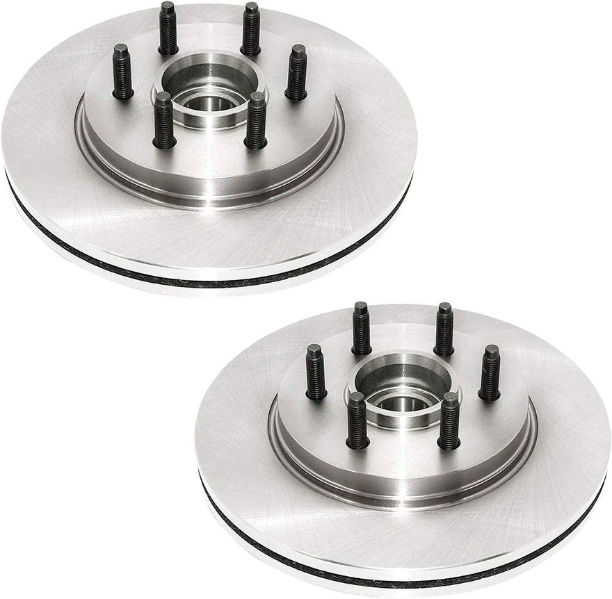 Front Brake Rotors - R-54107 x2