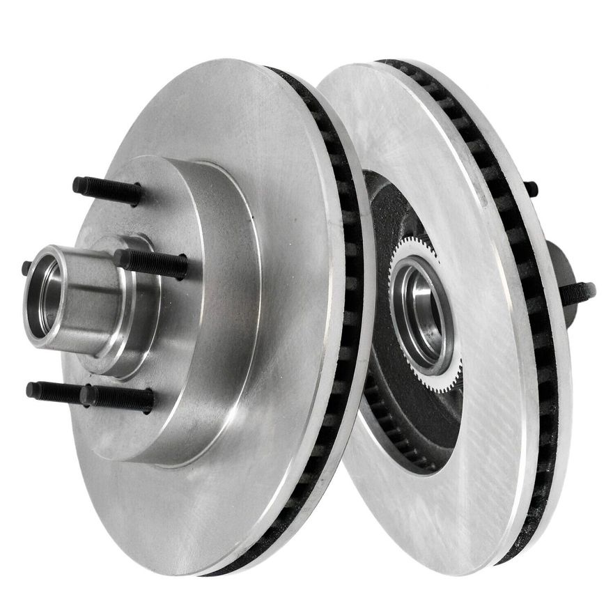 Front Disc Brake Rotors - R-54133 x2