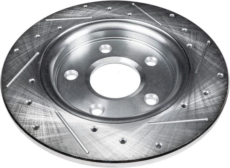 Front Drilled Disc Brake Rotor - S-34268 x2